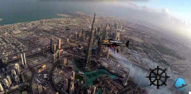 An incredible flight over Dubai in a jetpack