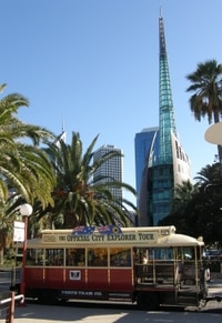 Perth bus and tram ticket and hop-on hop-off tour