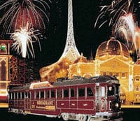 Tour de las maravillas de Melbourne con cena en el restaurante Colonial Tramcar
