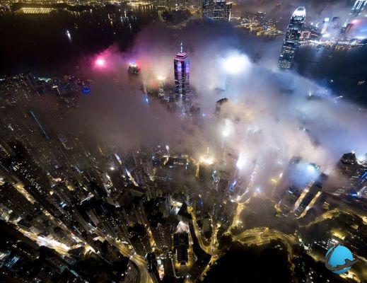Hong Kong es aún más hermoso desde el cielo