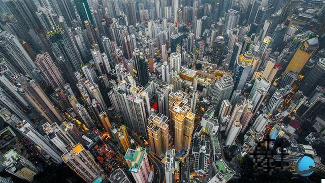 Hong Kong é ainda mais bonita vista do céu