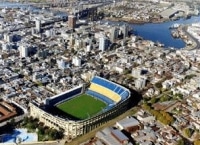 Tour dos bastidores do estádio de futebol em Buenos Aires