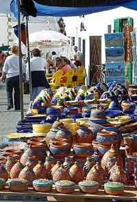Visit-shopping at the Teguise market