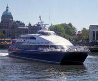 Servicio de ferry de pasajeros de alta velocidad desde Seattle, Washington a Victoria, Columbia Británica