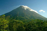 Vulcão Arenal e fontes termais