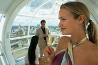 London Eye: cápsula privada romántica para dos con champán