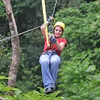 Adventure course in the Costa Rican forest