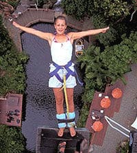 Bungee jumping from Cairns