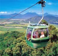 Viagem diurna de teleférico Skyrail Rainforest saindo de Cairns