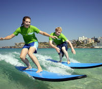 Lezioni di surf sulla Bondi Beach di Sydney