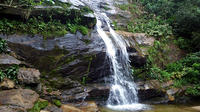 Hiking excursion in the Tijuca forest, and its waterfalls