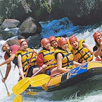 Tully River in Full Day Whitewater Rafting from Cairns Including BBQ Dinner