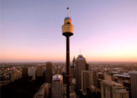 Buffet restaurant in the Sydney Tower