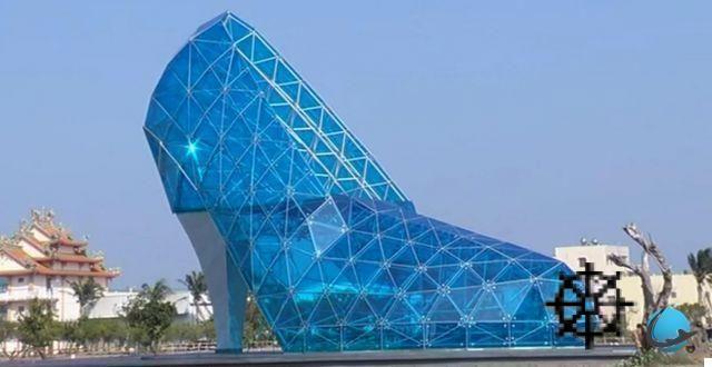 This glass shoe is actually… a church!