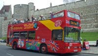 Hop-on hop-off bus tour of Windsor and Eton