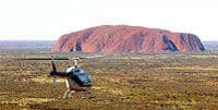 Um passeio de helicóptero de Ayers Rock a Uluru, Kata Tjuta e Lago Amadeus: voo de 55 minutos