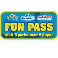 Theme park fun package (3 parks in 5 days): Movie World, Sea World and Wet 'n' Wild