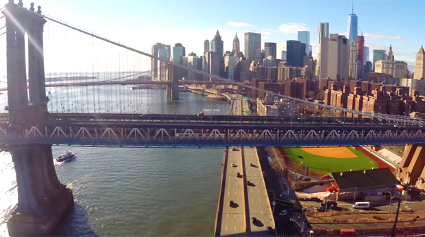 O vídeo aéreo mais bonito de Nova York