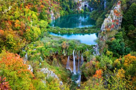 Magic of colors in Plitvice