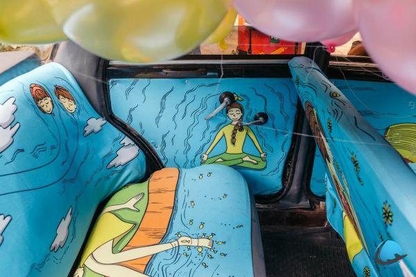 In India, these taxis are true works of art