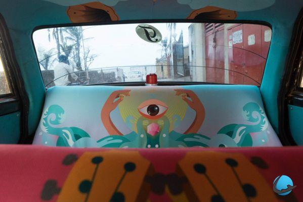 En India, estos taxis son verdaderas obras de arte.