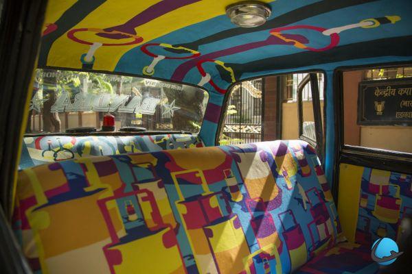 Na Índia, esses táxis são verdadeiras obras de arte