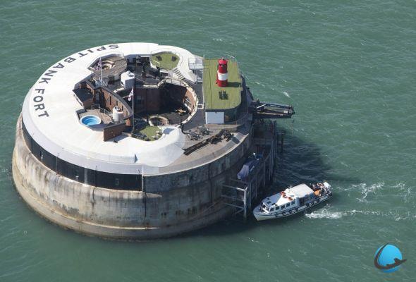This marine fortress has been transformed into a luxury hotel