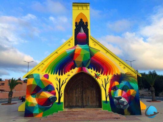 Marruecos: una iglesia abandonada transformada en obra de arte