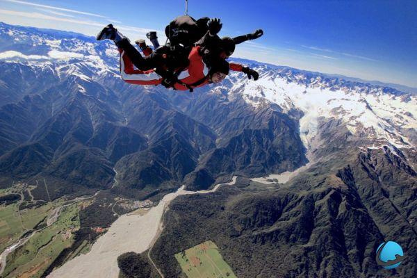 ¿Dónde hacer paracaidismo? Los lugares más bellos del mundo.